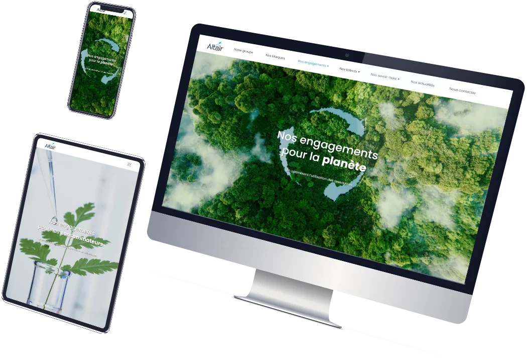 Création site web - Groupe Altair